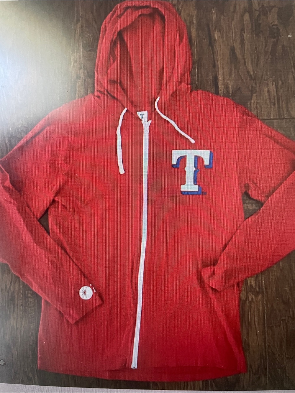 Texas Rangers Hooded Jacket XL